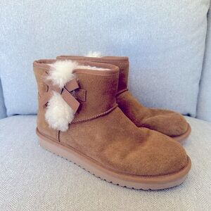 Koolaburra by UGG Victoria mini boots in Chestnut